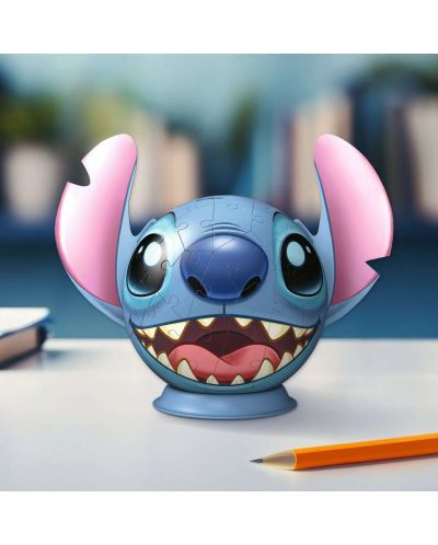 3D Пъзел Ravensburger από 72 κομμάτια - Stitch with ears - 3