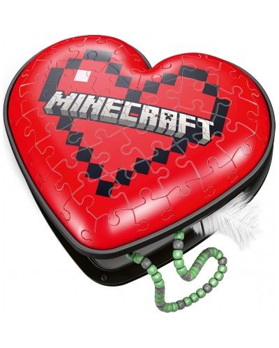 3D παζλ Ravensburger  54 τεμαχίων- Minecraft: Καρδιά - 2