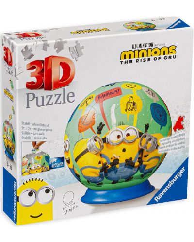 3D Παζλ Ravensburger από 72 κομμάτια - Τα Minions 2 - 1