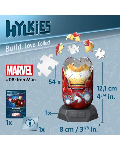 3D Пъзел Ravensburger από 54 κομμάτια - Marvel: Iron Man - 3