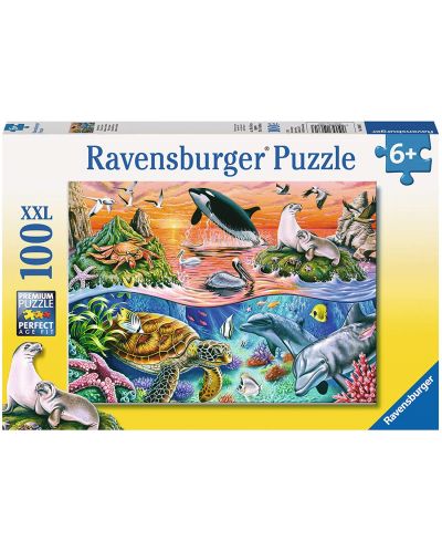 Παζλ Ravensburger 100 XXL κομμάτια - Κάτω από το νερό - 1