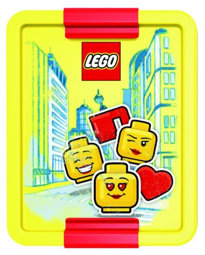 Κουτί φαγητού Lego - Iconic, κόκκινο - 3