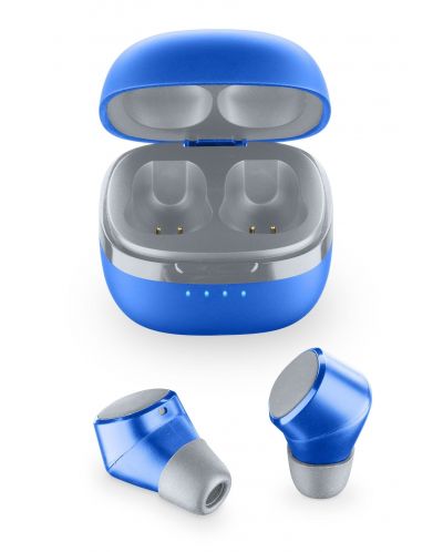 Ακουστικά Cellularline - Evade, true wireless, μπλε - 2