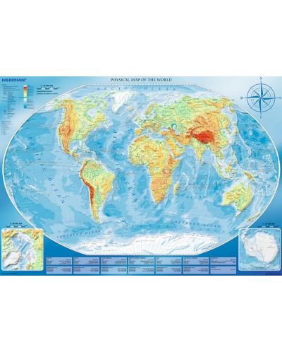 Παζλ Trefl  4000 κομμάτια - Ο χάρτης του κόσμου - 2