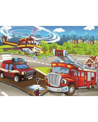 Παζλ  Art Puzzle 2 x 100 - Αστυνομία και Πυροσβεστική - 3