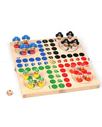 Παιδικό παιχνίδι Pino Toys - Λούντο, πειρατές - 1