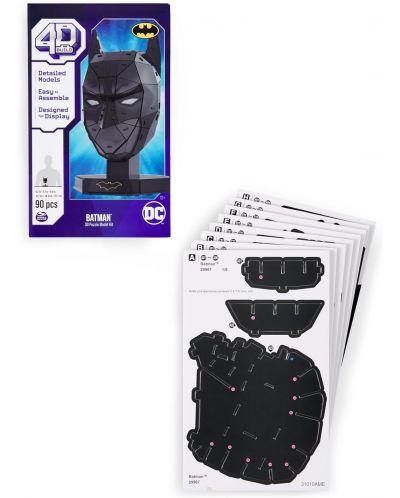 Παζλ 4D Spin Master 90 κομμάτια - DC Comics: Batman Mask - 4