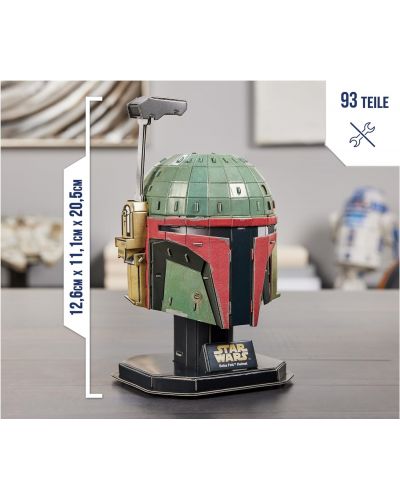 Παζλ 4D Spin Master 93 κομμάτια - Star Wars: Boba Fett Helmet - 5