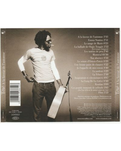 Tété - A la faveur de l'automne - (CD) - 2