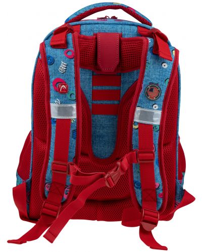 Σχολική τσάντα Astra Head 4 - HD-404, με 2 τμήματα - 3