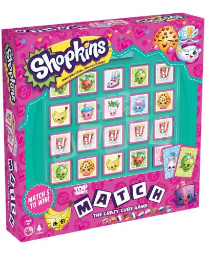 Παιχνίδι με τράπουλα και κύβους Top Trumps Match - Shopkins - 2