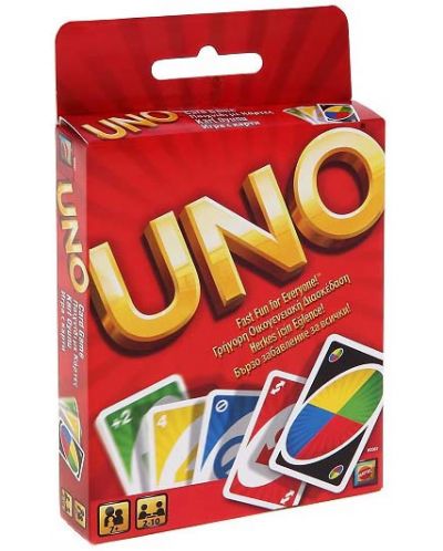 Παιδική τράπουλα για παιχνίδι Mattel - Uno - 1