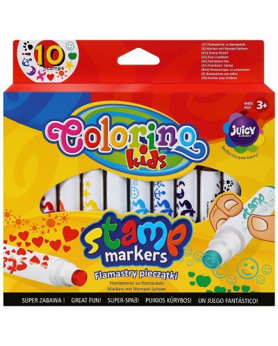 Έγχρωμες σφραγίδες Colorino Kids - σε μορφή μαρκαδόρων - 1