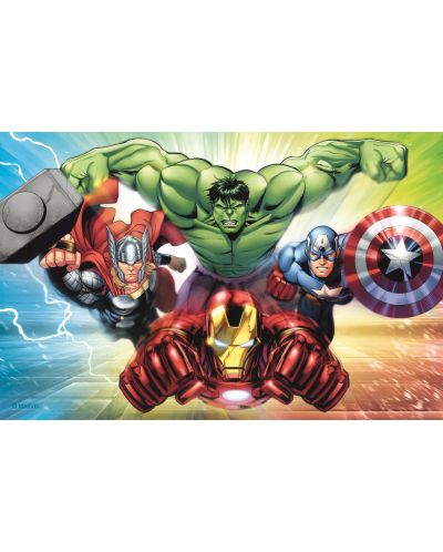 Μίνι Παζλ Trefl 54 κομμάτια - Οι ήρωες της Marvel, ποικιλία - 2