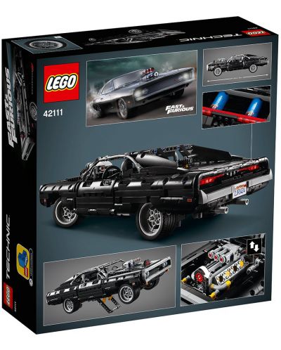 Κατασκευαστής Lego Technic Fast and Furious - Dodge Charger (42111) - 2