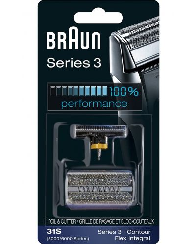 Σετ ξυρίσματος  Braun - 31S, για σειρά 3 - 1