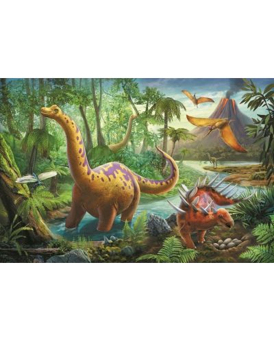 Παζλ Trefl 60 κομμάτια - Δεινόσαυροι που μεταναστεύουν - 2