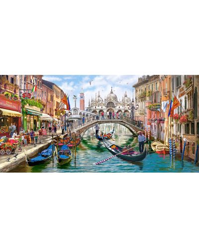 Πανοραμικό παζλ Castorland 4000 κομμάτια - Η γοητεία της Βενετίας, Richard McNeill - 2