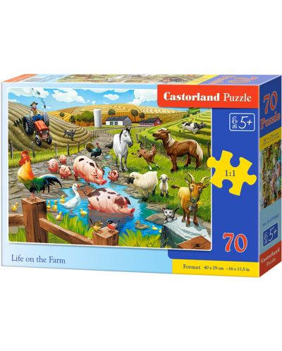 Παζλ Castorland 70 κομμάτια - Η ζωή στη φάρμα - 1