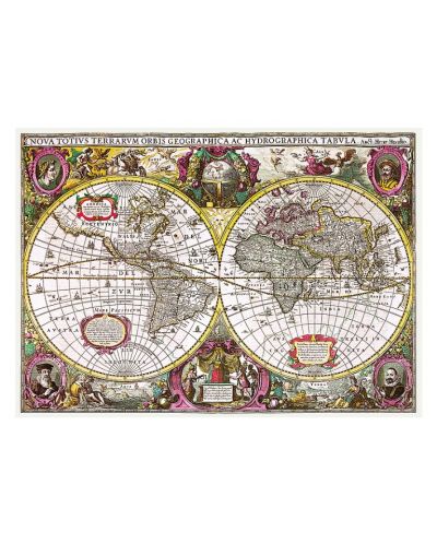 Παζλ Trefl 2000 κομμάτια - Χάρτης της Γης - 2
