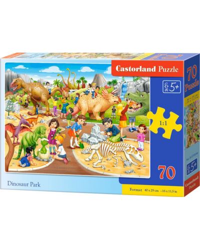 Παζλ Castorland 70 κομμάτια - Πάρκο δεινοσαύρων - 1