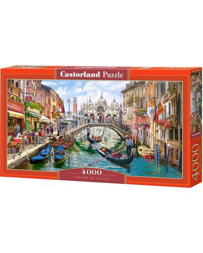 Πανοραμικό παζλ Castorland 4000 κομμάτια - Η γοητεία της Βενετίας, Richard McNeill - 1
