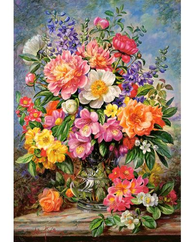 Παζλ Castorland 1000 κομμάτια - Λουλούδια του Ιουνίου, Albert Williams - 2