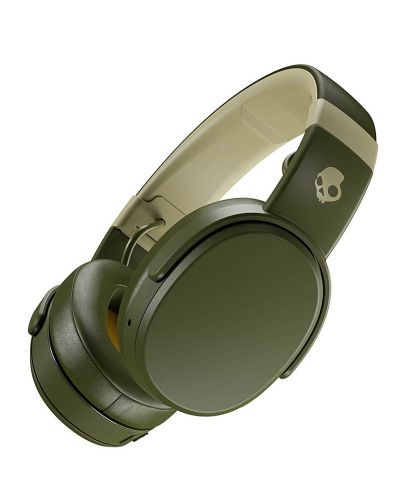Ακουστικά με μικρόφωνο Skullcandy - Crusher Wireless, moss/olive/yellow - 1