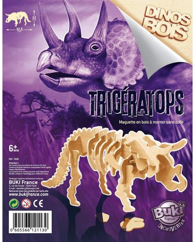 3D παζλ Buki Dinosaurs - Δεινόσαυρος, ποικιλία - 5