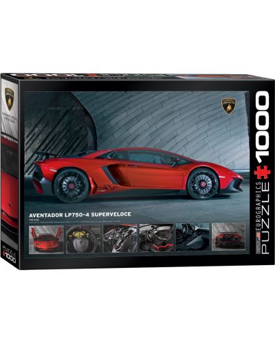Παζλ Eurographics 1000 κομμάτια - Αυτοκίνητο Lamborghini Αventador - 1