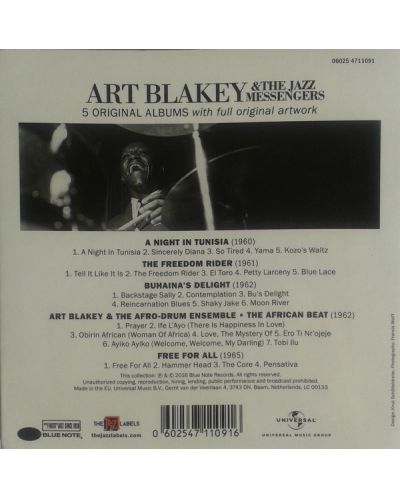 Art Blakey & The Jazz Messengers - 5 Original Albums (CD Box) - 2