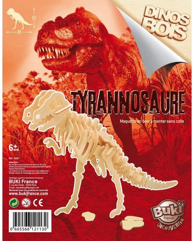 3D παζλ Buki Dinosaurs - Δεινόσαυρος, ποικιλία - 6
