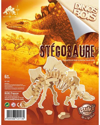 3D παζλ Buki Dinosaurs - Δεινόσαυρος, ποικιλία - 4