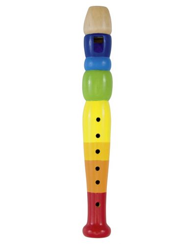 Παιδικό μουσικό όργανο Goki - Φλάουτο, έγχρωμο - 1