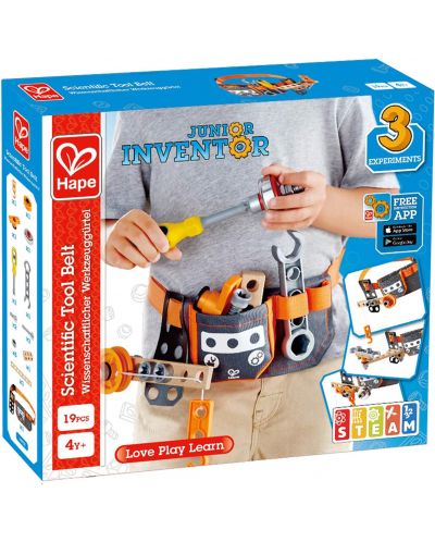 Σετ παιχνιδιού Hape Junior Inventor - Ζώνη για νέους εφευρέτες - 1