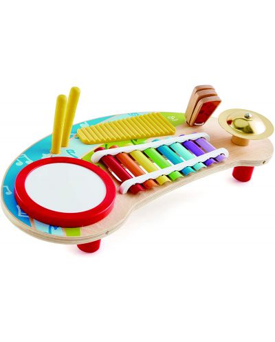 Παιδικό μουσικό τραπέζι Hape - 5 μουσικά όργανα. ξύλινο - 1