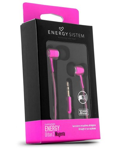 Ακουστικά Energy Sistem Urban 2 - ροζ	 - 2