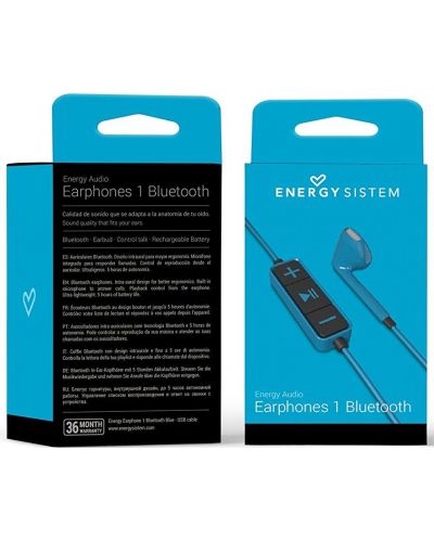 Ακουστικά Energy Sistem 1, In-Ear - μπλε - 4