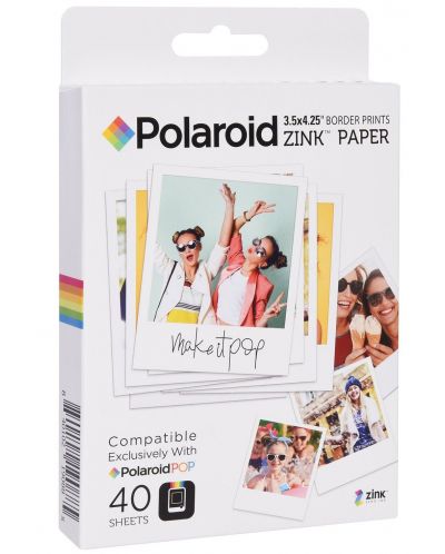 Χαρτί φωτογραφιών Zink - за Polaroid POP, 3x4",40 τεμάχια - 5
