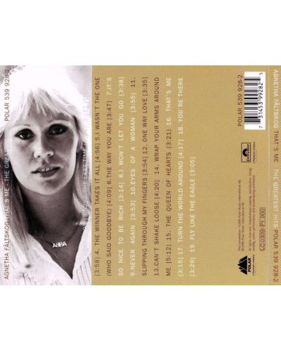 Agnetha Fältskog - That's Me - The Greatest Hits (CD) - 2