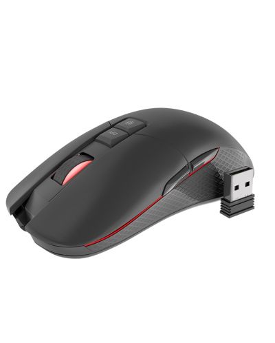 Gaming ποντίκι Genesis - Zircon 330, οπτικό, ασύρματο, μαύρο - 3