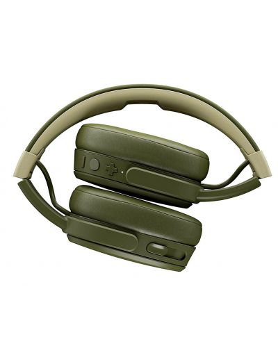 Ακουστικά με μικρόφωνο Skullcandy - Crusher Wireless, moss/olive/yellow - 4