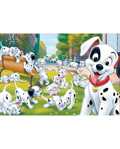 Παζλ Educa 2 x 25 κομμάτια - Ζώα της Disney, Τα 101 Σκυλιά της Δαλματίας και οι Αριστόγατες  - 2