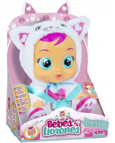 Κούκλα που κλαίει IMC Toys Cry Babies - Νταίζη, γατάκι - 2