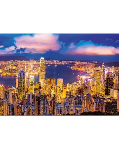 Παζλ νέον Educa 1000 κομμάτια - Χονγκ Κονγκ - 2