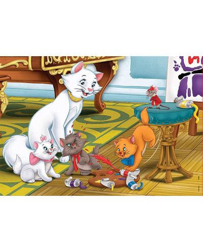 Παζλ Educa 2 x 25 κομμάτια - Ζώα της Disney, Τα 101 Σκυλιά της Δαλματίας και οι Αριστόγατες  - 3
