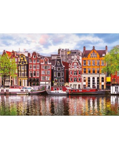 Παζλ Educa 1000 κομμάτια - Στρεβλά σπίτια στο Άμστερνταμ - 2