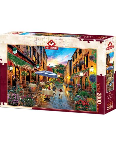 Παζλ Art Puzzle 2000 κομμάτια - Διασχίζοντας την Ιταλία με ποδήλατο, David M. - 1