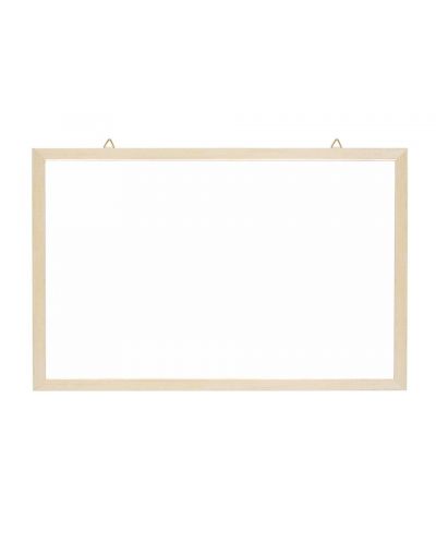 Λευκός πίνακας με ξύλινο πλαίσιο  30 х 45 cm - 1