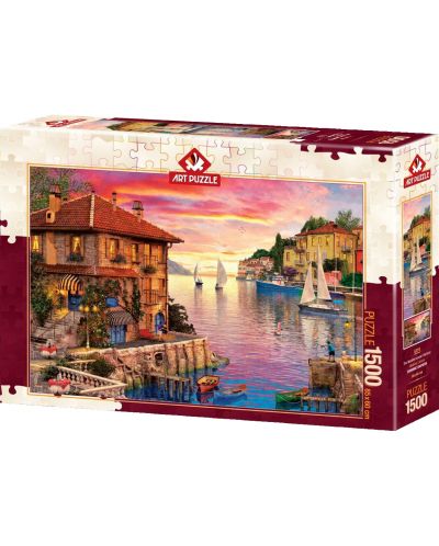 Παζλ Art Puzzle 1500 κομμάτια - Λιμάνι της Μεσογείου - 1
